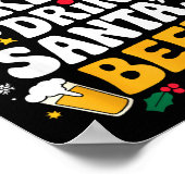 Grandpa Christmas Men Dad Most Likely To Drink San Poster (Ecke)