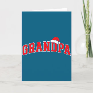 Grandpa Claus Christmas Matching Family Xmas Pajam Karte