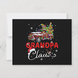 Grandpa Claus Truck Santa Christmas Family Santa M