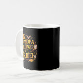Grandpa Co-manager Of Mischief Birthday Family Mat Kaffeetasse (Vorderseite Links)