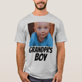GRANDPA CUSTOM-T - SHIRT - ADD GRANDCHILD'S FOTO (Vorderseite)