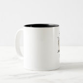 *Grandpa des Bräutigams Zweifarbige Tasse (Vorderseite Links)