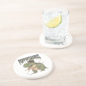 Grandpa Dinosaur Father's Day Poppopsaurus Getränkeuntersetzer (Seite)