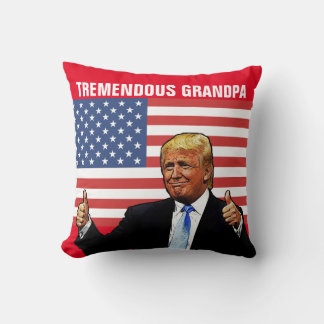 GRANDPA DONALD TRUMP PILLOW FÜR TREMENDOUS GRANDPA KISSEN