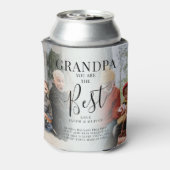 'GRANDPA' du bist der beste Foto Keepake Dosenkühler (Kanne Rückseite)