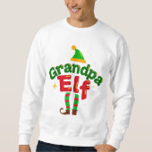 Grandpa Elf Holiday Matching Family Top (Vorderseite)