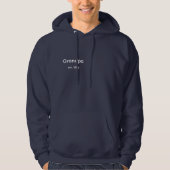 Grandpa est.2026 hoodie (Vorderseite)