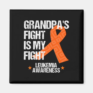 Grandpa Fight Orange Ribbon Geschenk für den Monat Magnet