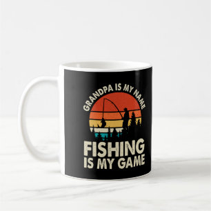 Grandpa Fishing-Shirt - Retro-Geschenk für die Vin Kaffeetasse