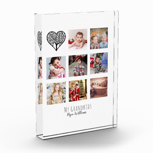 GRANDPA FOTO COLLAGE GIFT PROUD GRANDAD (Links)