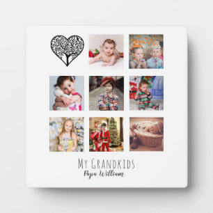 GRANDPA FOTO COLLAGE GIFT PROUD GRANDAD FOTOPLATTE