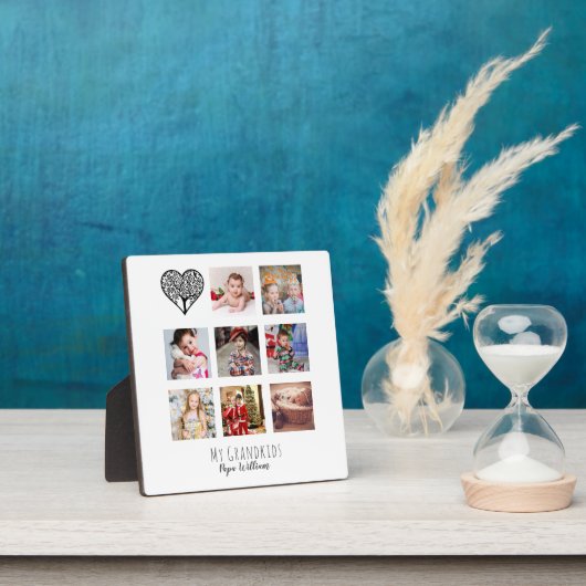 GRANDPA FOTO COLLAGE GIFT PROUD GRANDAD FOTOPLATTE (InSitu)