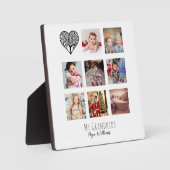 GRANDPA FOTO COLLAGE GIFT PROUD GRANDAD FOTOPLATTE (Vorderseite)