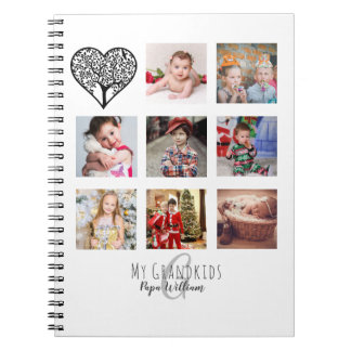 GRANDPA FOTO COLLAGE GIFT PROUD GRANDAD NOTIZBLOCK