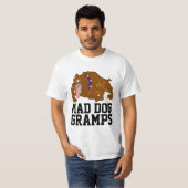 GRANDPA FUNNY MAD DOG GRAMPS T - SHIRT (Vorne ganz)
