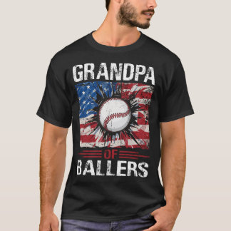 GRANDPA für Baller Baseball T-Shirt