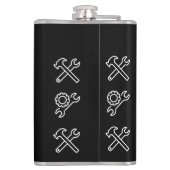 GRANDPA Geburtstagsgeschenk Männer Funny Einzigart Flachmann (Rückseite)