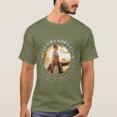 Grandpa Geschenk Liebe Papa Bestes Foto T-Shirt (Vorderseite)
