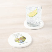 Grandpa Gift Coaster - Heart Photo & Eucalyptus Getränkeuntersetzer (Seite)