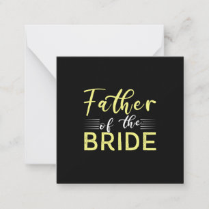 Grandpa Gift   Father Of The Bride Mitteilungskarte