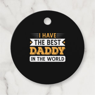 Grandpa Gift   I Have The Best Daddy In The World Geschenkanhänger