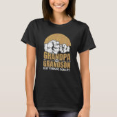 Grandpa & Grandson Bestfriends Fun Grandfather  Gr T-Shirt (Vorderseite)