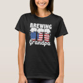 Grandpa Graphic Homebrewing Winemaking Brewery Cra T-Shirt (Vorderseite)