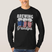 Grandpa Graphic Homebrewing Winemaking Brewery Cra T-Shirt (Vorderseite)