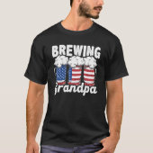 Grandpa Graphic Homebrewing Winemaking Brewery Cra T-Shirt (Vorderseite)