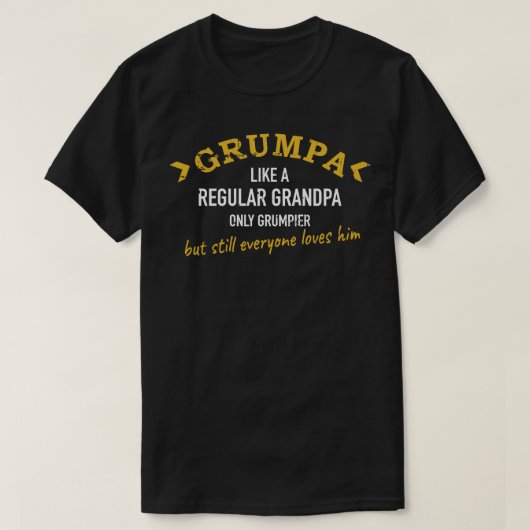 Grandpa Grumpa T-Shirt (Design vorne)