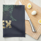 Grandpa Grumpasaurus Rex Dinosaur T Rex Geschirrtuch (Viertel Falte)