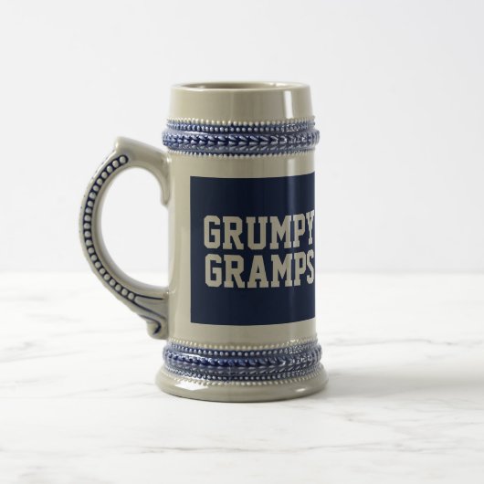 GRANDPA GRUMPY GRAMPY BIER STEIN BIERGLAS (Links)