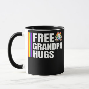 Grandpa Hugs Gay Pride Monat Ally LGBTQ Tasse