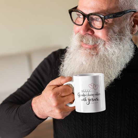 GRANDPA-KAFFEE MIT JESUS-Christlicher, ruhiger Zei Kaffeetasse