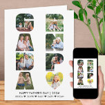 GRANDPA Letter Cutout Foto Collage Geburtstag Karte<br><div class="desc">Erstellen Sie eine einzigartige Collage für Ihr Großvater. Laden Sie 8 Ihrer bevorzugten Fotos hoch, passen Sie die Nachricht an und fügen Sie Ihren Namen hinzu. Der Wortlaut ist für jeden Anlass vollständig editierbar und liest derzeit "Happy Birthday Opa [names]" auf der Vorderseite mit einer personalisierten Nachricht innen. Die Ausschnitt-Vorlage...</div>