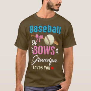 Grandpa-Lieben im Baseball oder Bows, die Sie Gesc T-Shirt
