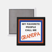 GRANDPA MAGNET (Vorderseite/Rückseite)