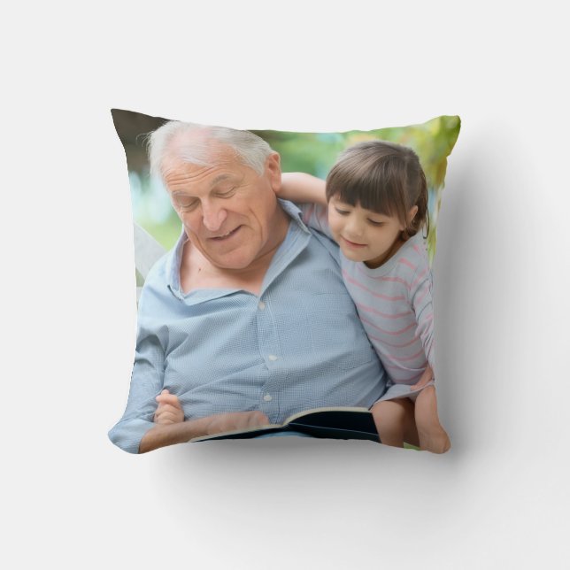 Grandpa Memorial Pillow – Forever Loved Kissen (Vorderseite)