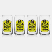 Grandpa Motorradfahrer Dosenglas (Hinten)