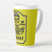 Grandpa Motorradfahrer Milchtasse (Rechte Ecke)