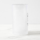 Grandpa_Mug2 (personifizieren Sie) Mattglas Bierglas (Mittel)