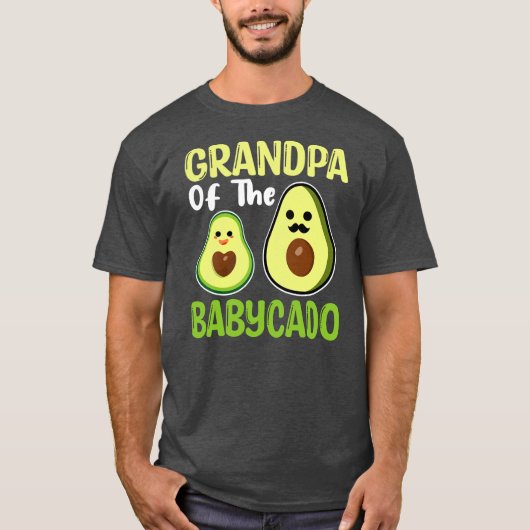 Grandpa of The Babycado Avocado Family Matching T-Shirt (Vorderseite)
