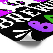 Grandpa Of The Brewing Baby Grandpa To Be Hallowee Poster (Ecke)