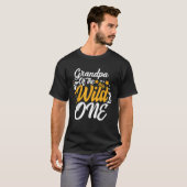 Grandpa of the wild one 1st Birthday party First T T-Shirt (Vorne ganz)
