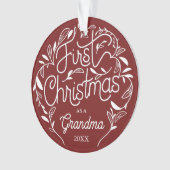 Grandpa Oma Akrylus Ornament (Vorderseite)