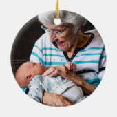 Grandpa Oma Keramik Keramik Ornament (Hinten)