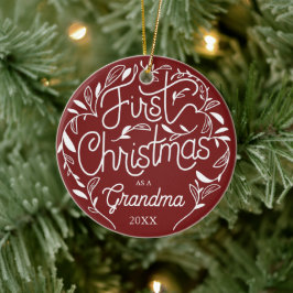 Grandpa Oma Keramik Keramik Ornament