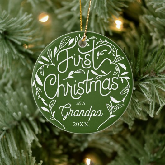 Grandpa Oma Keramik Ornament (Baum)