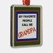 GRANDPA ORNAMENT AUS METALL (Rechts)