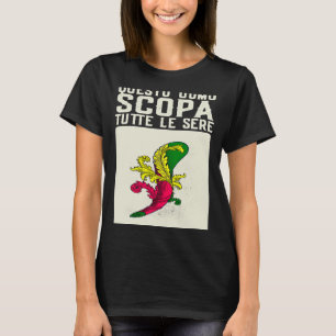 Grandpa Scopa Italienische Karte Spielspazierkarte T-Shirt